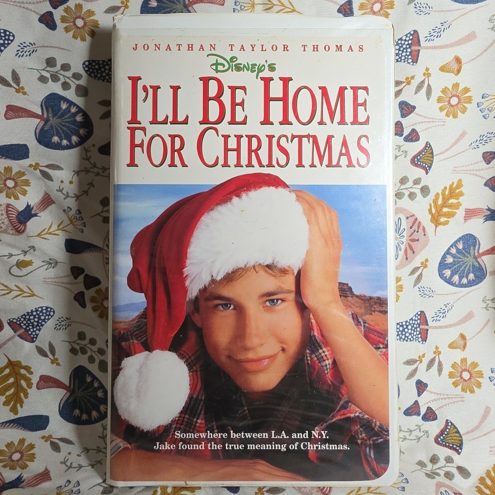 Disney N/A I'll Be Home For Christmas VHS Jonathan Taylor Thomas Holiday Movie